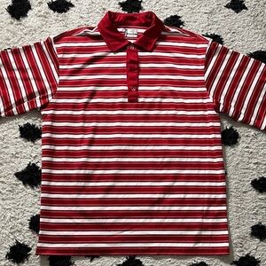 Slazenger men’s size Large Red and White Polo Shirt